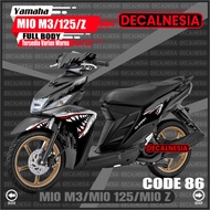 Decalnesia Decal Mio M3 125 Z Full Body Sticker Mio M3 125 Z Sticker Motor Shark Modification Shark 