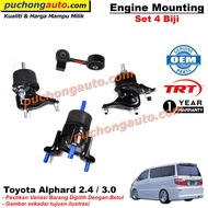 Engine Mounting - Toyota Alphard 2.4 L ANH10 2WD MNH10 FWD MNH15 3.0 L V6 AW Auto Transmission - 1 Year Warranty