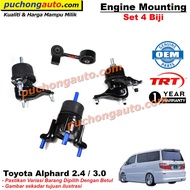 Engine Mounting - Toyota Alphard 2.4 L ANH10 2WD MNH10 FWD MNH15 3.0 L V6 AW Auto Transmission - 1 Y