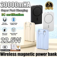 【3C Certification】Ccc power bank Magnetic Powerbank 20000mAh Wireless 3c Powerbank Fast Charging Cam