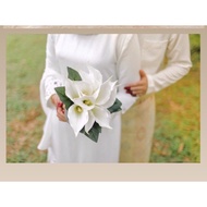 hand bouquet wedding bunga tangan pengantin carla lily vintage boquet daisy babybreath dried flower