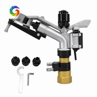 GOGOU Impact Sprinkler, 1 Inch DN25 Female Thread Copper Core, Aluminum Alloy, Plastic Irrigation Sp