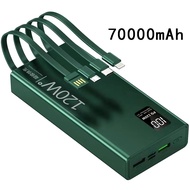 【2025รุ่นใหม่ล่าสุด】ของแท้100% 120W powerbank ความจุ ของแท้ 100% พาวเวอร์แบงค์ แบตสำรอง รองรับชาร์จเ