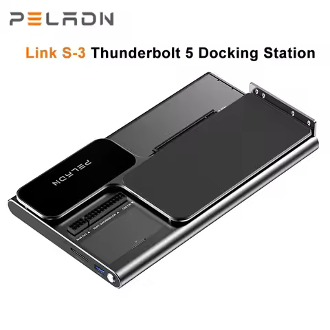 PELADN Link S-3 Thunderbolt 5 OCulink Graphics Docking Station ATX 24pin 1*PCIe3.0 M.2 Slot PCIex16 