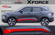 sticker mitsubishi xforce 2023 2024 aksesoris mitsubishi xforce