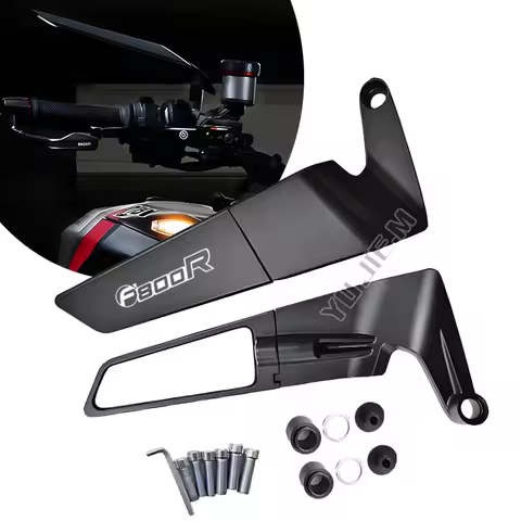 For BMW F800R F800S F800ST F800GS F800GT F800 F 800 R S ST GS GT Motorcycle CNC Rearview Mirror Fixe