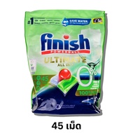 Finish Powerball Ultimate All in 1 เจลบอลล้างจาน สำหรับเครื่องล้างจานอัตโนมัติ เม็ดน้ำยาล้างจาน เม็ด
