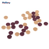 [Hellery] 32Pcs Draught / Checker / Backgammon Chess Piece for Kid Board Game Learning