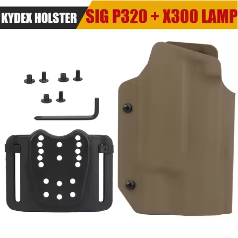 Lightweigh Kydex Holster For SIG P320/.40/M17/M18 Hunting Pistol Holster Compatible X300 Flashlight 