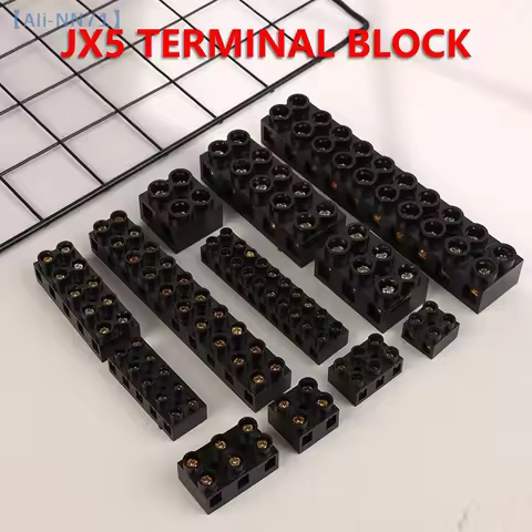 【NN71】JX5 Dual Row Terminal Blocks10A/20A/60A Bass Fixed Type Connector Base Connection Terminal Blo