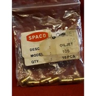 spuyer bensin main jet size 105 spaco original untuk karburator vespa