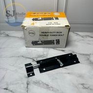 (12 PC) XPTOOL Round Latch Double Thick Plate Black 2 3 4 5 6 8 10 12 Inch | SJ ABADIE |