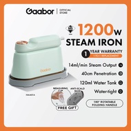 Gaabor SmartHaven Exquisite Electric Steam Iron 1200W Wet & Dry Flexible Switching Steamer Garment H
