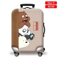 Túi bọc bảo vệ vali -Áo vỏ bọc vali -We are Bears Xám H140 Size S M L XL Bọc Vali Du Lịch Ốp Vali Ph