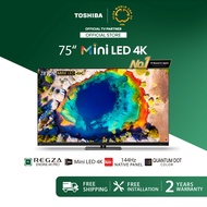 Toshiba 75 Inci Mini-LED 4K 144Hz Quantum Dot TV Pintar / Gaming TV / Televisyen 75Z870N
