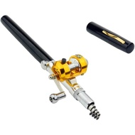 Portable Pocket Telescopic 38inch Mini Pen Shape Fishing Rod and Reel Combos, Pen Shape Folded Fishi