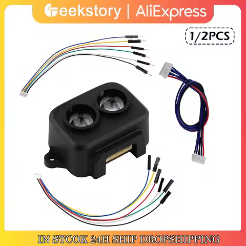 TF-Luna Lidar Ranging Sensor Module 0.2-8m Range Finder Sensor Single-Point Micro Ranging Module 5V 