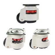 Rubber Foot Foot Level Adjustment Equipment Cart Caster 60Kg Load Capacity Furniture Leveling Roller