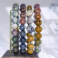 無盡迴圈【天然阿拉善彩玉】戈壁瑪瑙 水晶手鍊手串 / 一物一拍