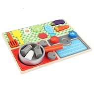 เด็กจําลองของเล่นครัวชุดบาร์บีคิวไอศกรีมผลไม้ Store บทบาทเล่น Pretend Play ของเล่นเพื่อการศึกษาผสม