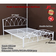 Yi Success Selena Metal Queen Bed Frame / Powder Coated Metal Queen Bed Frame/ Katil Queen / Katil Q