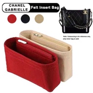 Ready Stock Suitable For Insert Handbag GABRIELLE Women Makeup Organizer Felt Bag liner Travel Portable Cosmetic Shaper