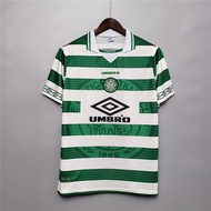 98-99 Celtic Home Retro Soccer Jersey Football
