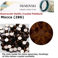 Hotfix Crystal Swarovski Elements Batu Tampal/Iron on Crystal (Mocca 286 )