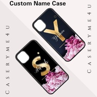 Custom Name Realme C1 C2 C3 C11 C12 2 3 5 5i 5s 6 6i 7 7i X7 pro XT reno 2 2f 3 4 pro Glass case