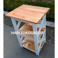 50X40X90CM SHELF TABLE, 3-TIER SHELF TABLE