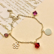 生日禮物/送禮【DIY材料包】B2.彩水晶手鍊 | 可選色(含教學影片)