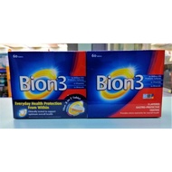 Multivitamin 💖 Bion 3 (3 Layered Gastro - Probiotic Coating) Multivitamins Minerals 60 Tablets