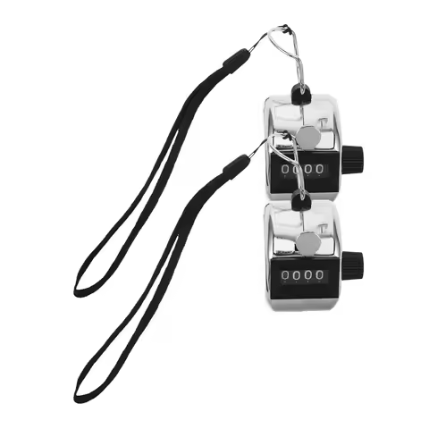 2 Pcs Digital Counter Click Clickers for Counting Handheld Small Calorie Counters