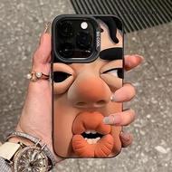 YX210 SOFTCASE CASING FACE CUTE UGLY COMPATIBLE FOR REALME 5 5i 5S 7i 8 8i 10 11 12 13 PRO C11 C12 C