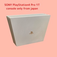 Sony PlayStation4 Pro Glacier White 1T(1000GB) Confirmed Operation no controller from japan USED