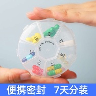 pill box medicine pill box Portable Pill Box 7 Days Pill Storage Box