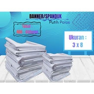 WHITE BANNER PRODUCTION FAILEDPOLOS 3 x 8 Meters