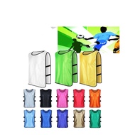 SPORT VEST BIB TRAINING FOOTBALL NETBALL FUTSAL VOLLEYBALL KIDS ADULTS