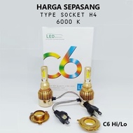 Led C6 Gold H4 Hi Low Headlight Car Motorcycle 38W 1C 0510
