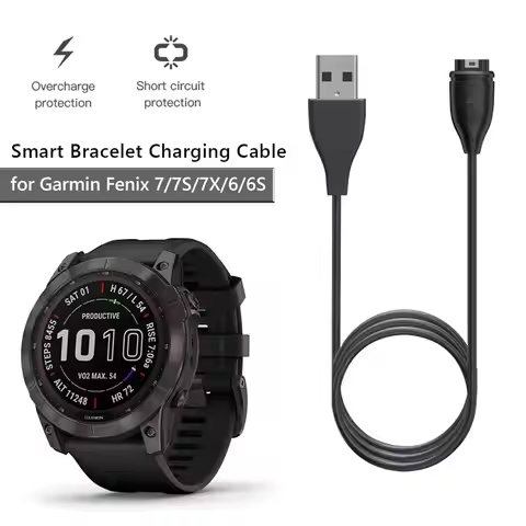 Type C Watch Charger for Garmin Venu 2 Plus Vivosmart 5 Fenix 7 6 5 TACTIX 7 Instinct 2 EPIX 2 Endur