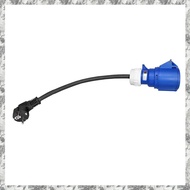 [I O J E] 1 Piece EV Charger Female Plug 3 Pins Adapter Waterproof Connection WallMount Socket 32A 1