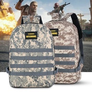 男士背包旅游兵士款背包Battleground Army Military Pubg Gamer Outdoor Travel Backpack Beg Lelaki Beg Askar Melanc
