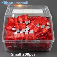 200pcs of Fuse Auto Fuse Motorcycle Fuse Fuse Fuse Medium Small Mini 5A 7.5A 10A 15A 20A 25A 30A 35A