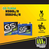 [Installation Provided] GS Yuasa MFX 6A NS60L NS60R 55B24L 55B24R Car Battery Bateri Kereta Original