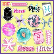 15 PCS| PISCES STICKERS ASTROLOGY WATERPROOF STICKERS FOR LAPTOP LUGGAGE AQUAFLASK TUMBLER