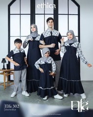 Sarimbit Keluarga Muslim Ethica Elfa 302 Devine Blue