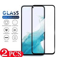 For Samsung S23 Plus M54 F54 A54 M34 F34 A34 Black Edge Tempered Film Screen Protector For Samsung A