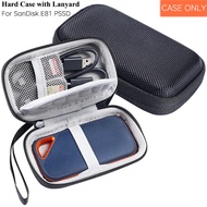 Hard Case for  SanDisk E81 Portable SSD Solid State Drive, Travel Case Protective Cover Storage Bag 