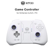NYXI Hyperion Pro Game Controller White Wireless Joypad Bluetooth Gamepad for Nintendo Switch PC