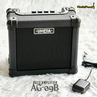 Umeda แอมป์เบส แอมป์ แอมป์เบสไฟฟ้า รุ่น AG-09B ขนาด 10 วัตต์ ลำโพง 5 นิ้ว (โรงงานเดียวกับ Ibanez)